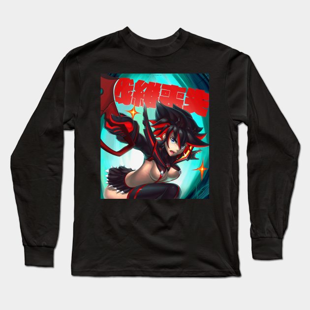 Ryuko Long Sleeve T-Shirt by hybridmink